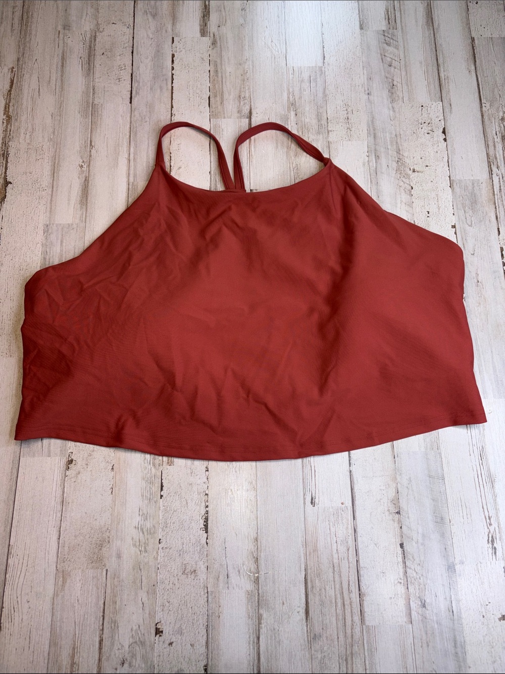 Old Navy Active Powersoft Rust Red Light Support Sport Bra 4X